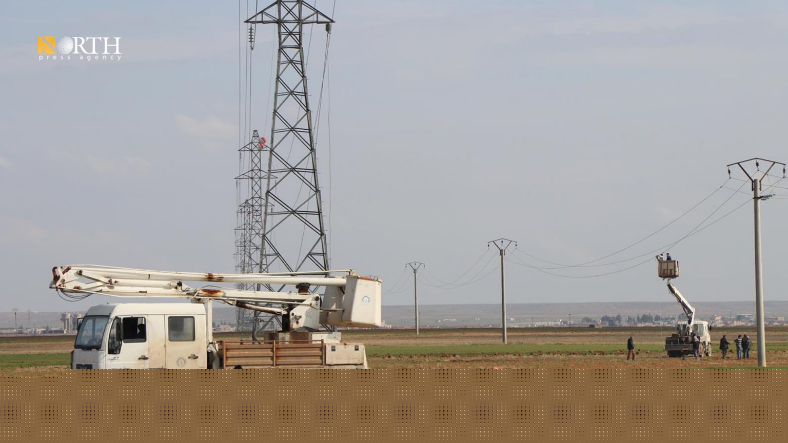 Maintenance of electric lines damaged due to Turkish shelling on Tal Tamr, northern Hasakah, NE Syria – North Press – archive