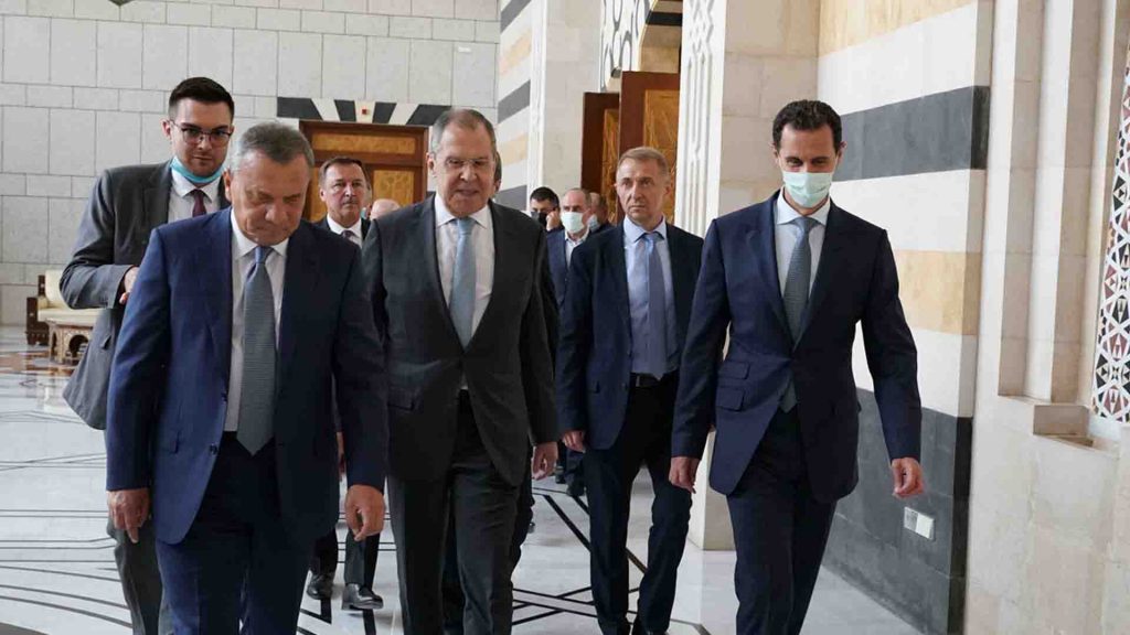 Russian delegation meets with Syrian President Bashar Assad