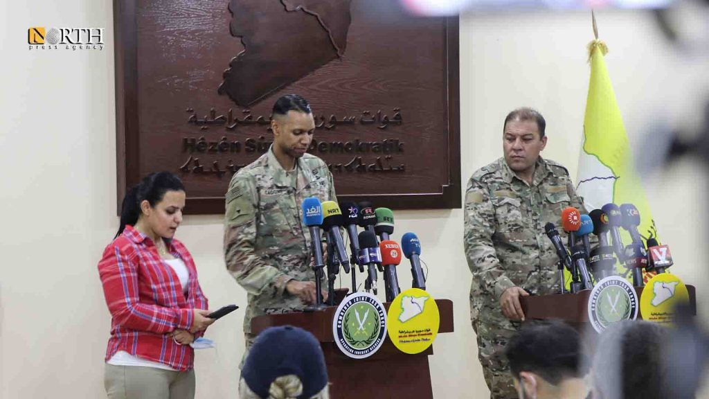 Hasakah – A press conference between the SDF and the Global Coalition