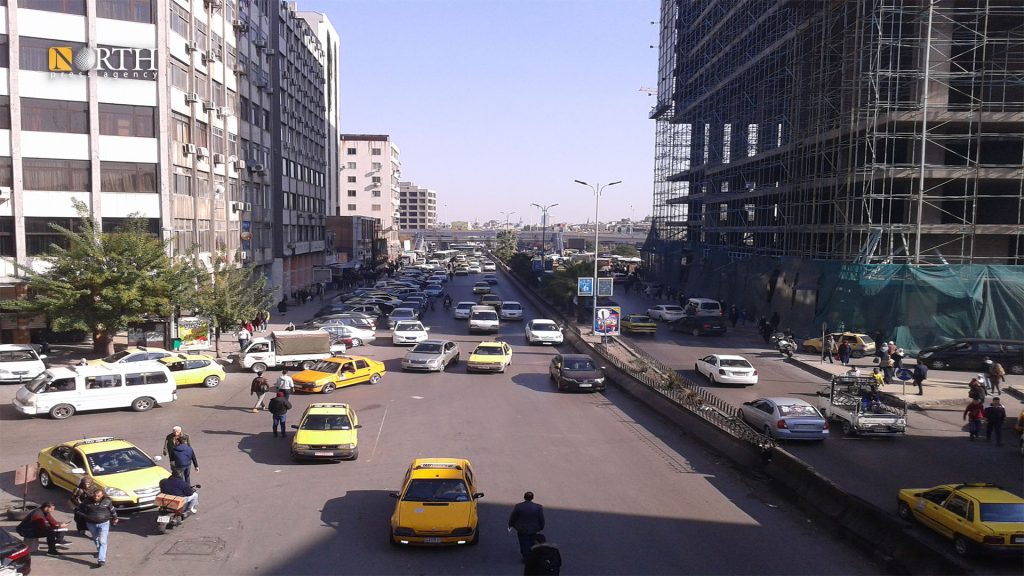 Damascus, Bahsa district in the city center of Damascus. North Press.
