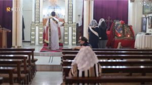 Derbasiya - Holding the special prayer for St. Thomas – (North Press)