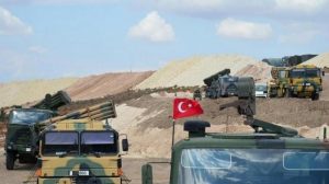 Turkish vehicles in She Maghar military point in Hama