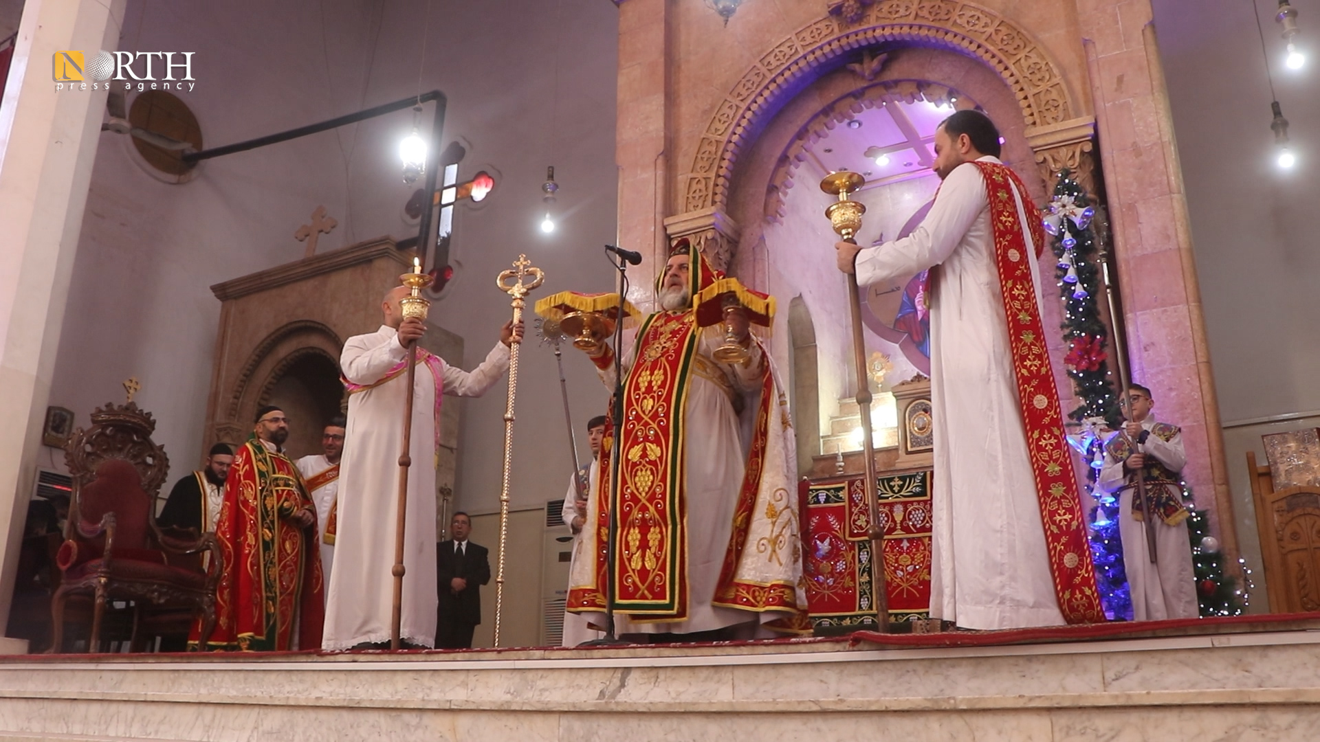 Christians celebrate Christmas with in Syria's Hasakah