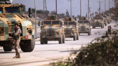 Turkish convoy heading to Idlib