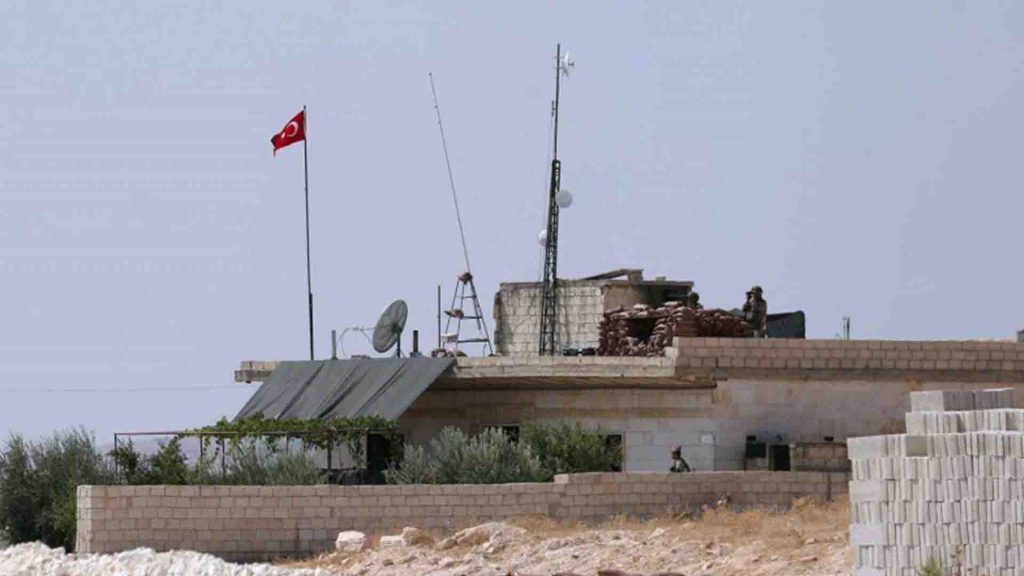 a Turkish military observatory post northwest Syria/ FPA