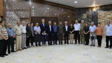 Hasakah, parties of the Intra-Kurdish talks with American guarantor for negotiations.