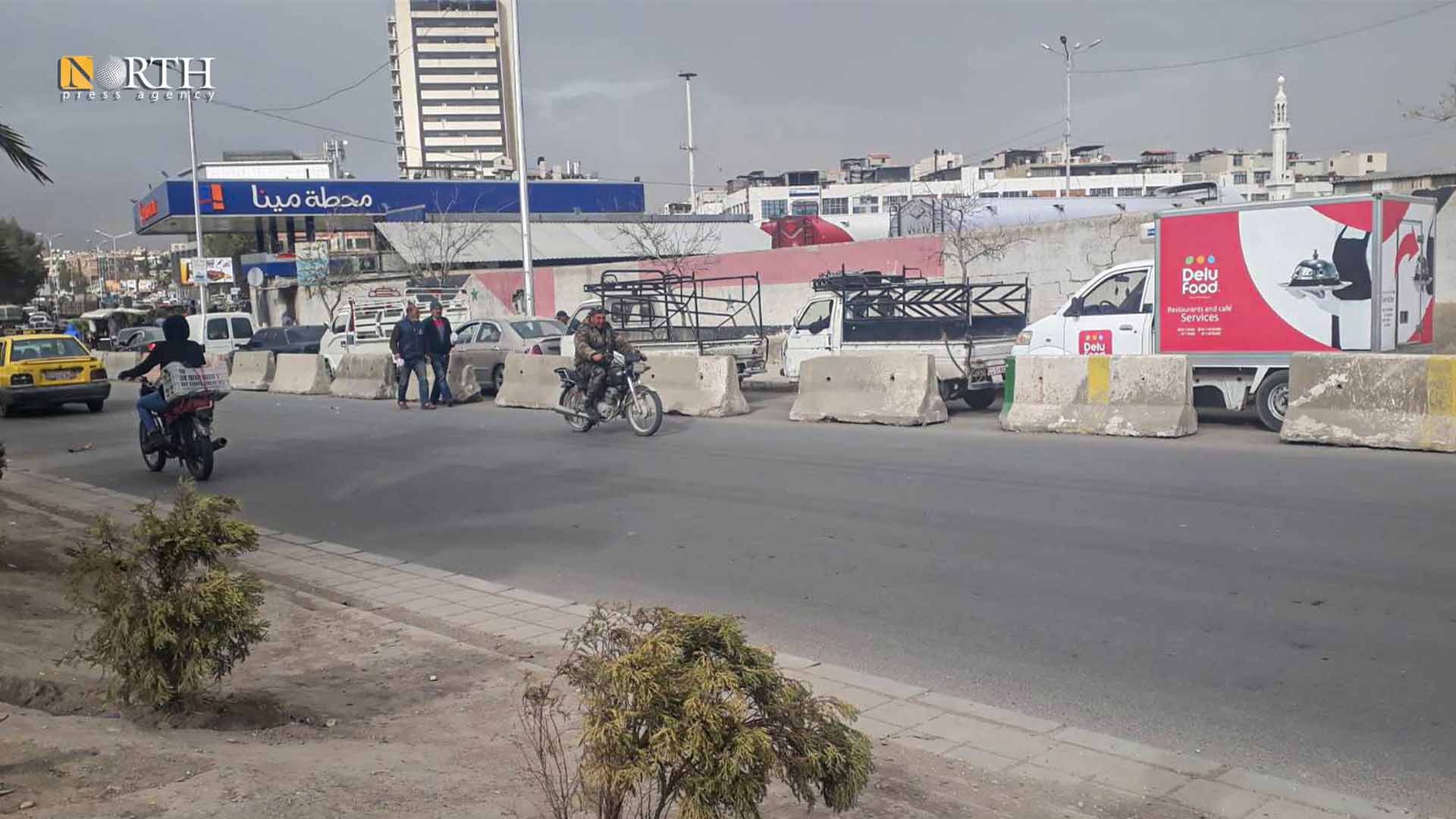 Damascus, a line of cars waiting in front of al-Mina fuel station in al-Zablatani neighborhood – North Press