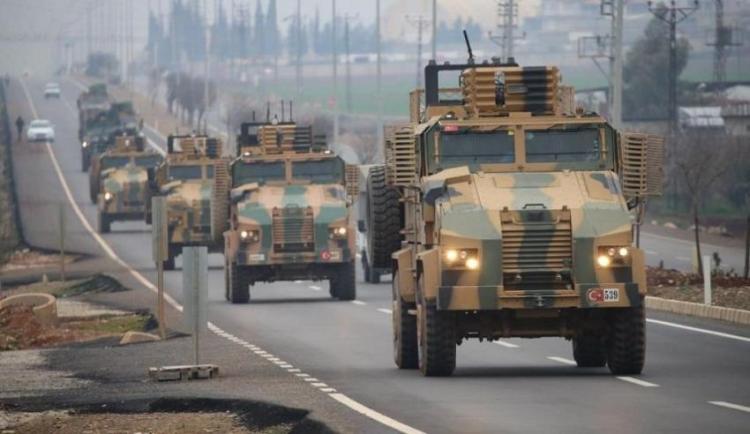 Turkish reinforcements inside the de-escalation zones