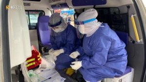 Medical teams of the AANES in Qamishli airport – North Press/archive