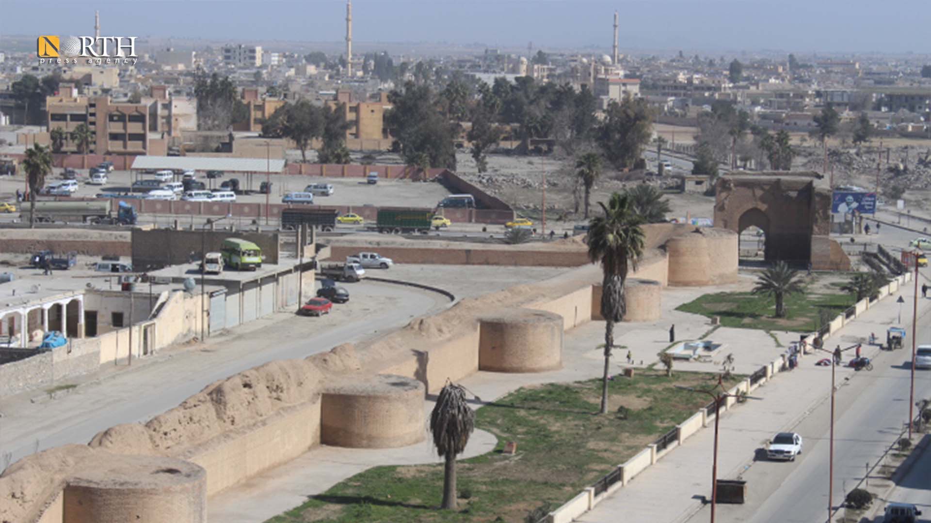 The oldest archaeological site of Syria's Raqqa is being trespassed ...