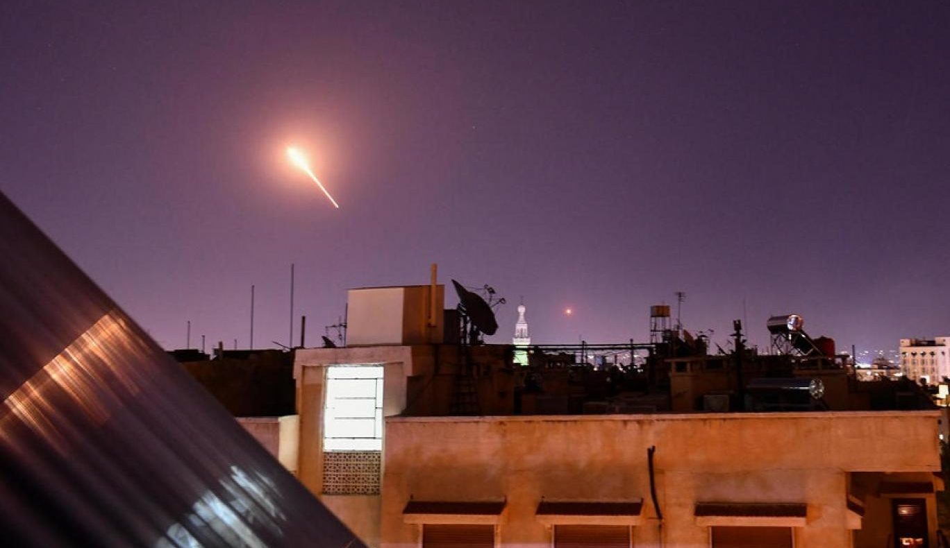 Israeli airstrikes against Syrian coast.
