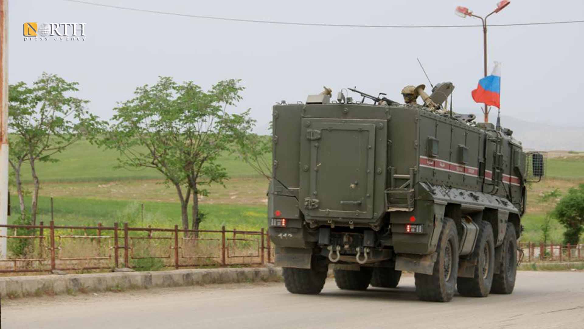 Russian armored vehicle in Derik countryside – North Press.