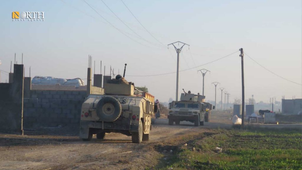 SDF patrol in the town of Shuhail, east of Deir ez-Zor- North Press