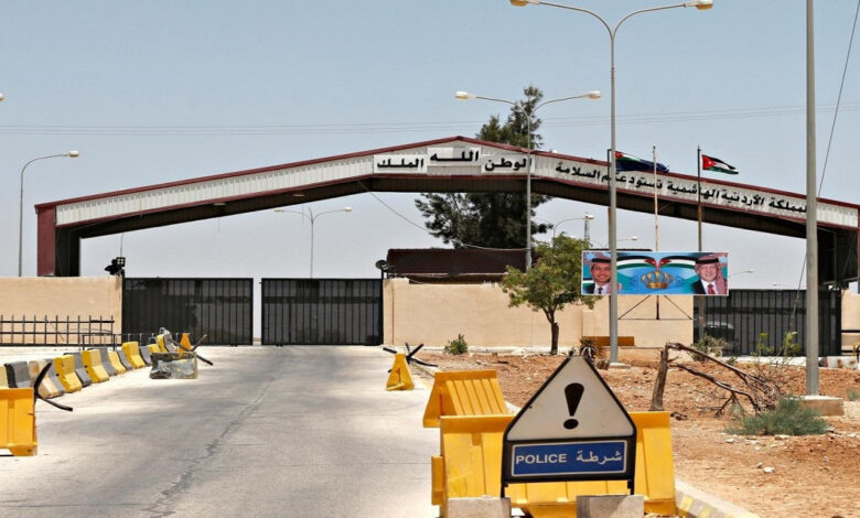 Nasib crossing on the Syrian-Jordanian border