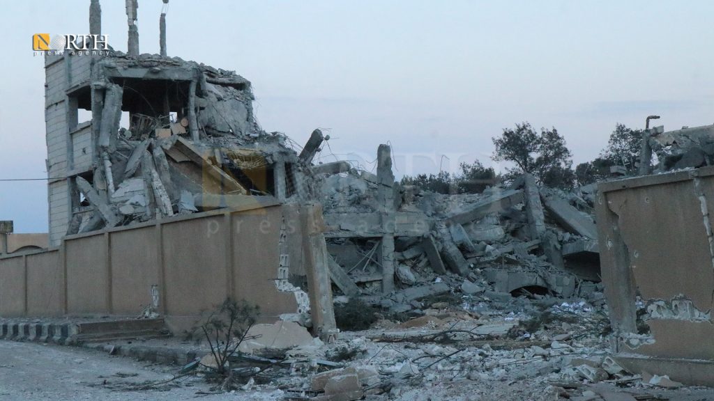 Devastation Left By Clashes And Bombardment Against ISIS In Syria's ...