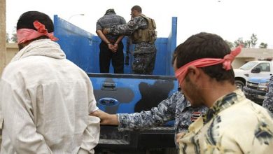 Photo of Iraqi security forces arrest an ISISI member