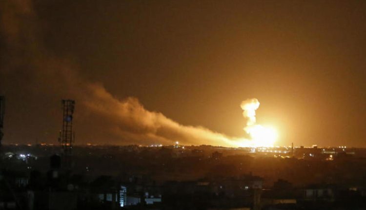 Former Israeli shelling of Damascus vicinity