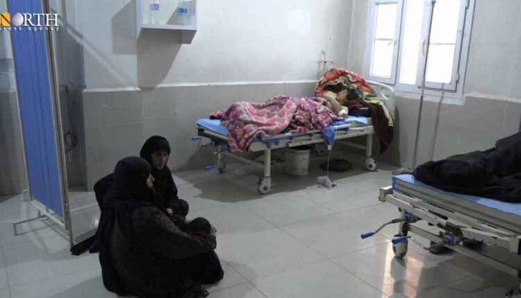 Aunts watching the condition of their brother’s wounded children in Raqqa National Hospital – North Press