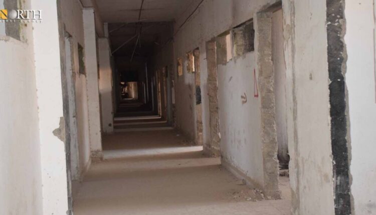 Inside Point 11 of Raqqa Municipal Stadium – North Press