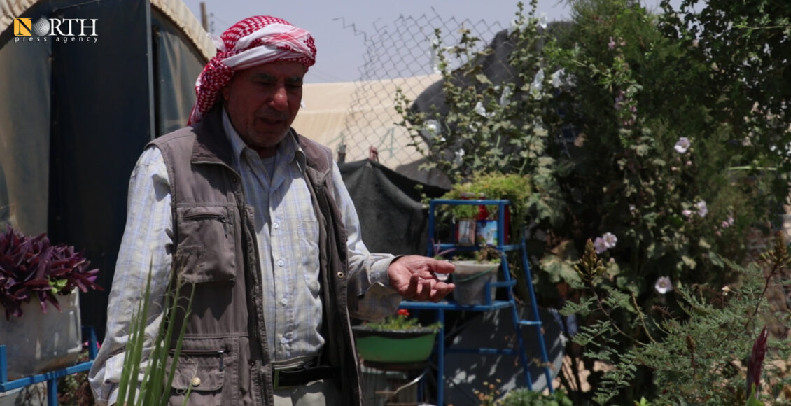 Ali Hesso, an IDP in Tel al-Samen camp, north of Raqqa – North Press