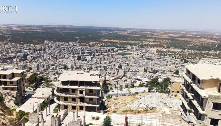 Destruction due to battles between government and opposition in the town of Ariha in south of Idlib – North Press