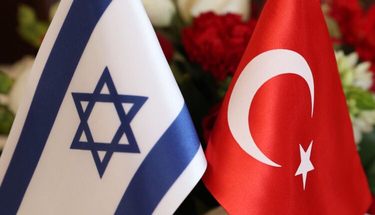 Israeli and Turkish flags