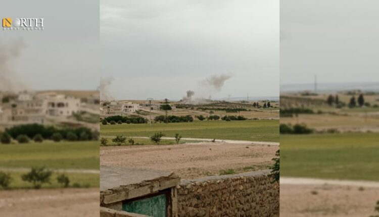 Turkish bombardment on the village of al-Hoshariya, northeast of Manbij – North Press