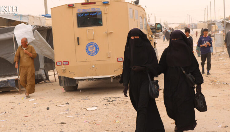 Two ISIS women in Hawl Camp, east of Hasakah city – North Press