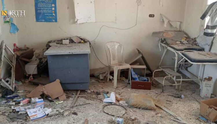 Turkish drone attack destroyed medical clinics in Aleppo northern countryside – North Press