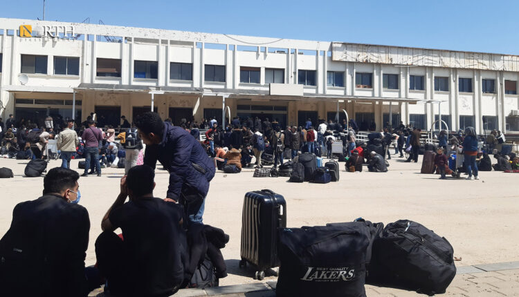 Passengers at Damascus airport terminal waiting for travel procedures to start – North Press