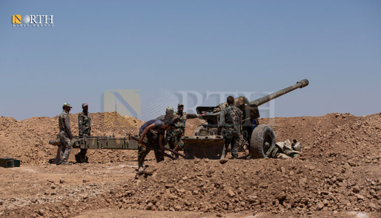 Post of Syrian government forces in the village of Gharib east of Kobani – North Press