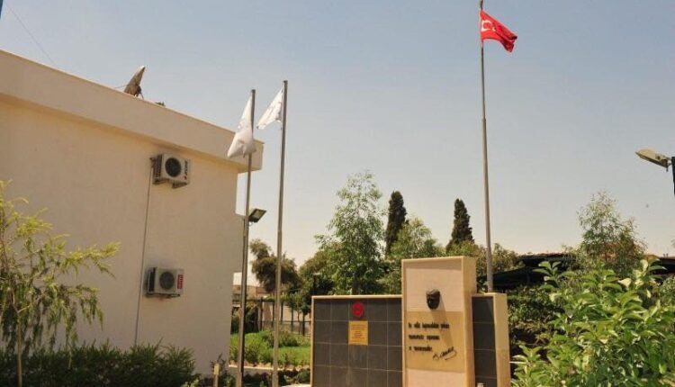 Turkish consulate building in Mosul
