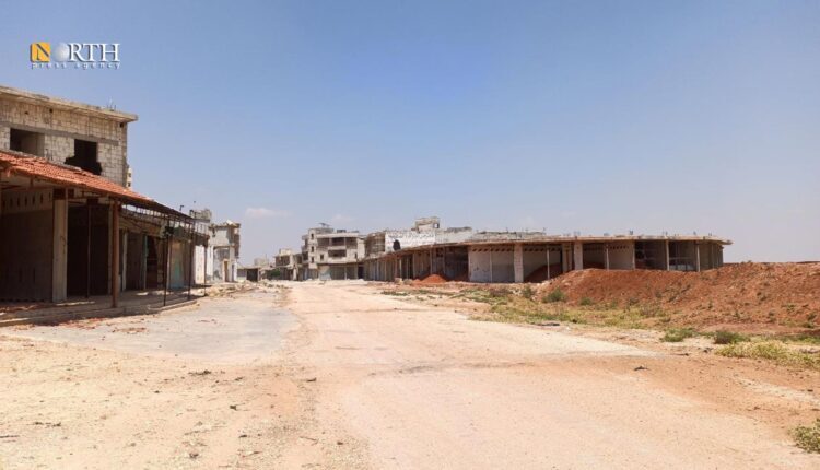 The village of Afes along contact lines with government forces east of Idlib – North Press