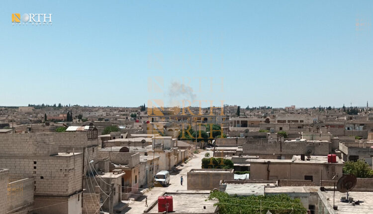 Site near a hospital in the town of Tel Rifaat hit by a Turkish drone – North Press
