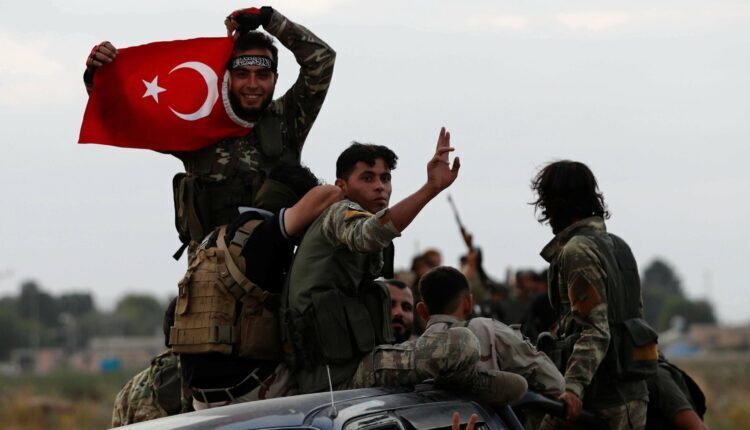 Militants of Turkish-backed SNA