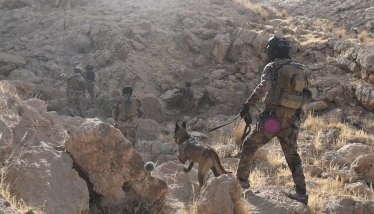 Members of Iraqi Counter-Terrorism Service carry out search operations