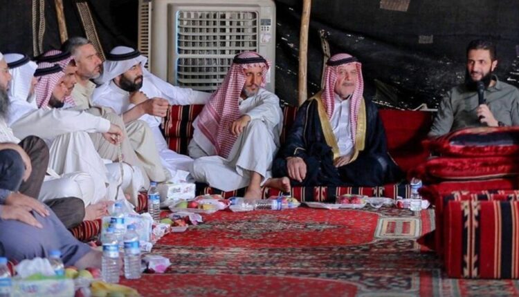 Al-Julani’s meeting with the dignitaries of Hama and its countryside