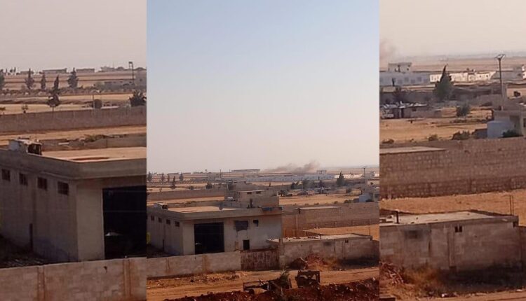 Turkish shelling of Umm al-Qura village in Aleppo northern countryside
