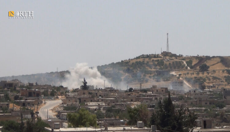 Former shelling of the village of Kansafra in Zawiya Mountain south of Idlib – North Press