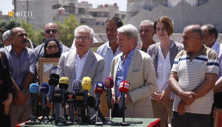 Press conference in Qamishli with former French Minister Bernard Kouchner – North Press