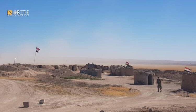 The posts of the Syrian government forces in the village of Gharib, east of Kobani – North Press