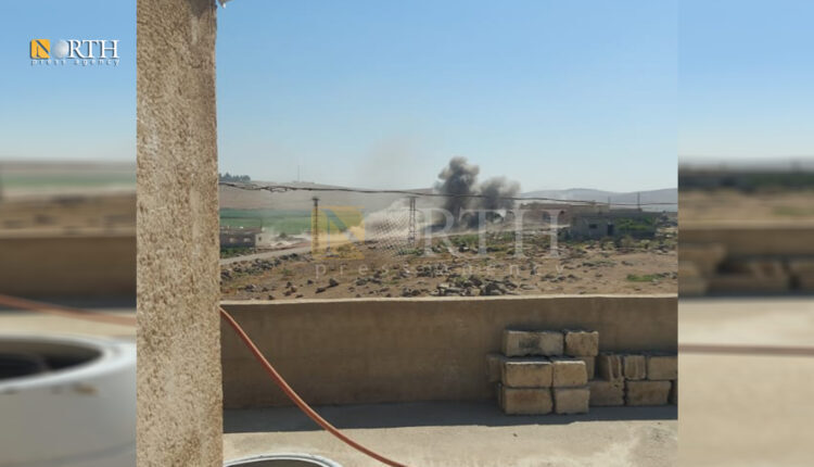 Turkish bombardment on the countryside of Kobani - North Press