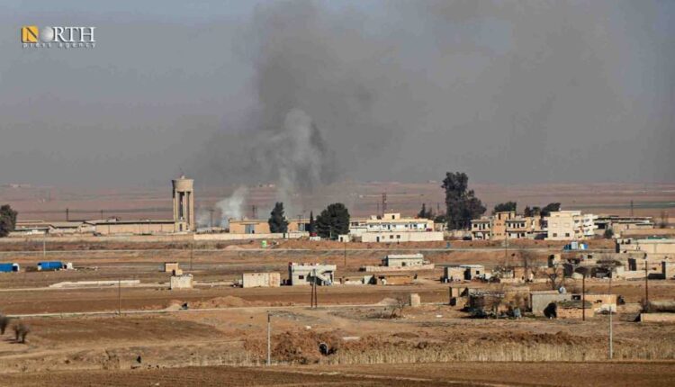 Former Turkish shelling of the town of Tel Tamr – North Press/archive