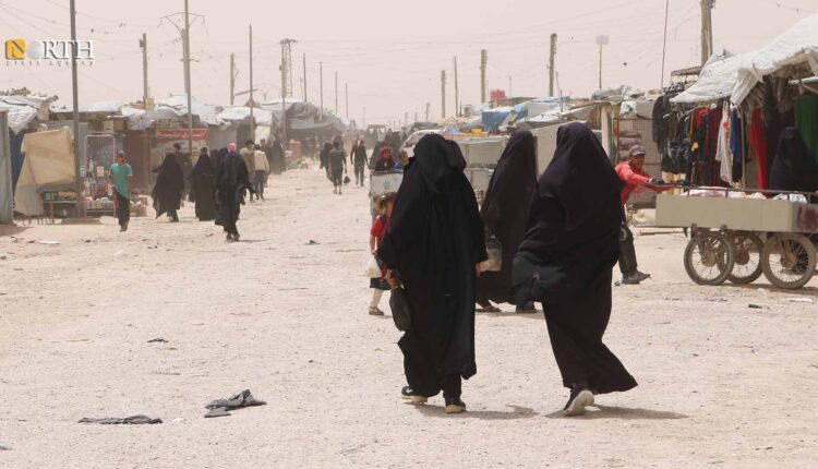 ISIS women in Hawl Camp east of Hasakah - North Press