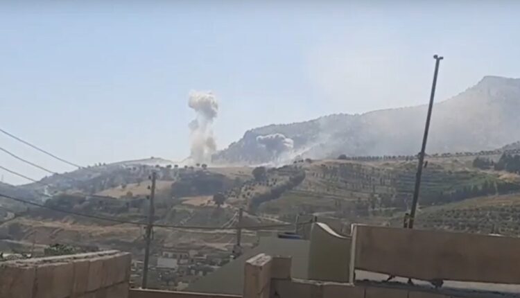 Iranian shelling of sites of Kurdish opposition parties in the KRI