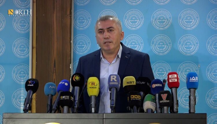 Press Conference of AANES Health Board co-chair, Jwan Mustafa – North Press