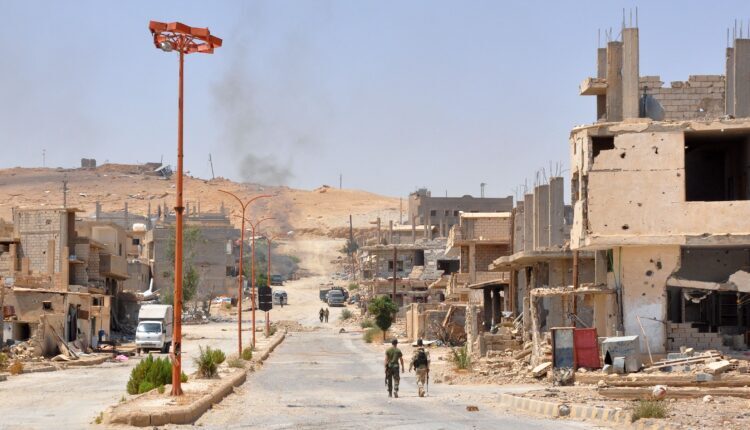 Town of Sukhna east of Homs in Syrian Desert