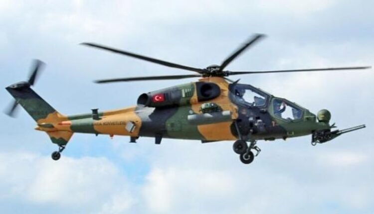 Turkish military helicopter