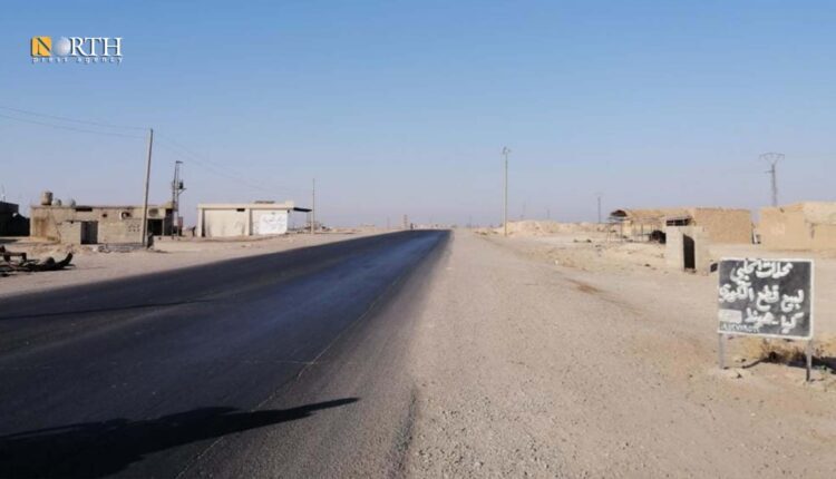 Main route in the town of al-Azba north of Deir ez-Zor – North Press
