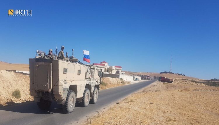 Russian armored vehicles in a joint patrol with Turkish forces in Kobani – North Press